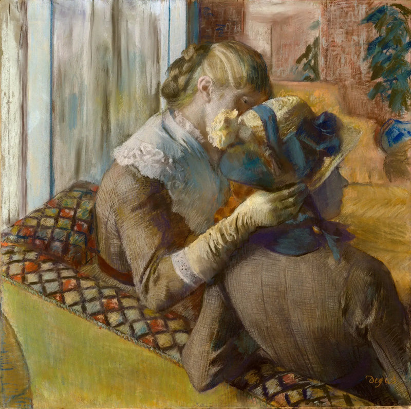 At the Milliner - Edgar Degas