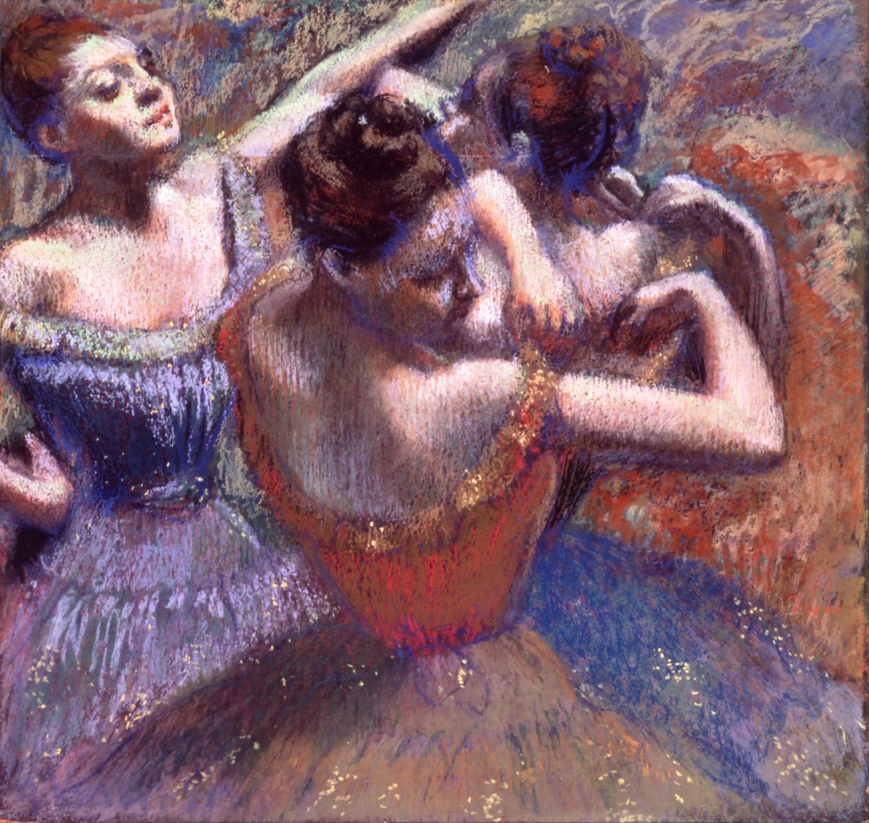 Reproduction du tableau « Danseurs - Edgar Degas » par Alpha Reproduction en peinture à l’huile