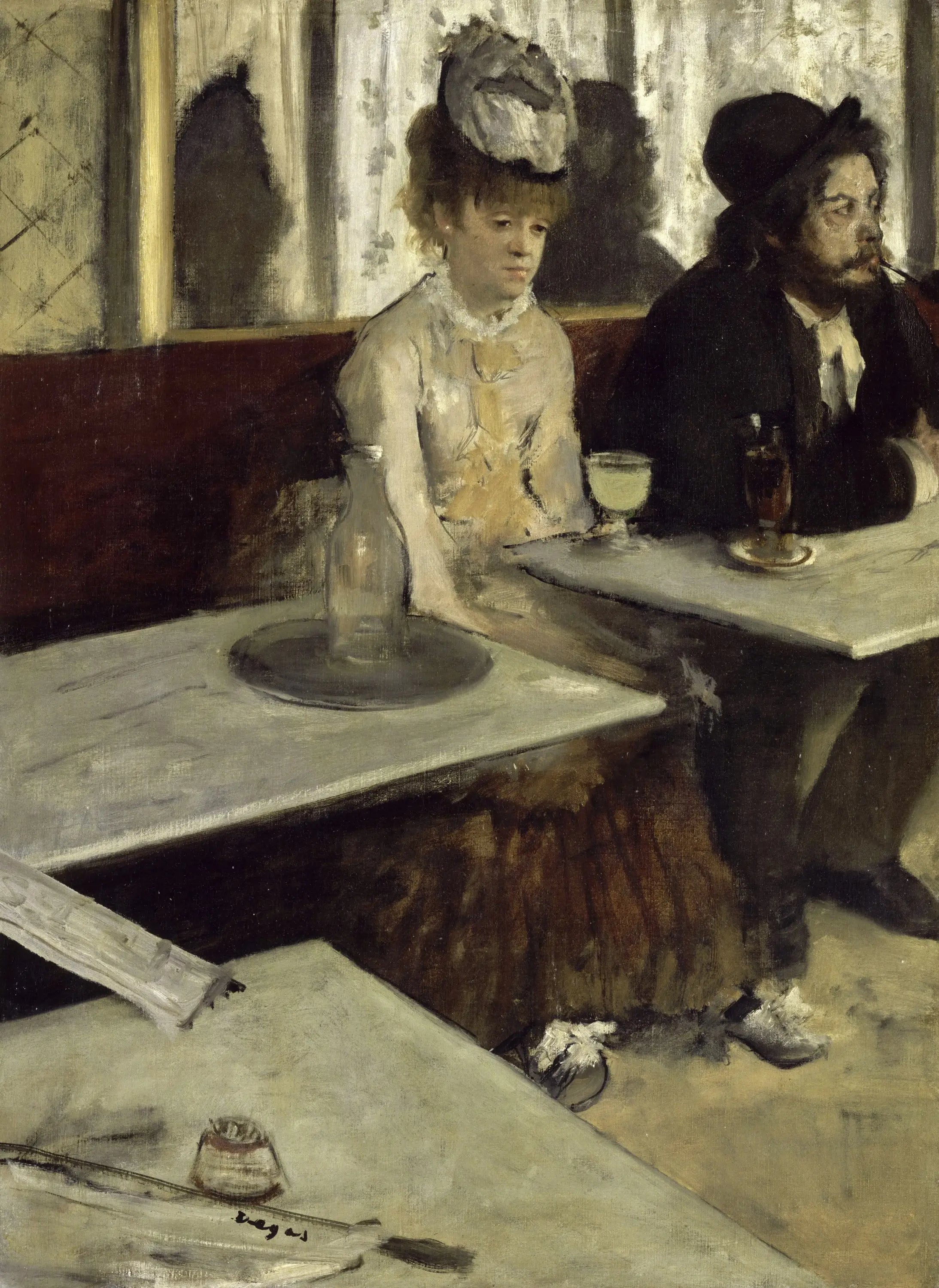 Reproduction du tableau « L'Absinthe - Edgar Degas » par Alpha Reproduction en peinture à l’huile
