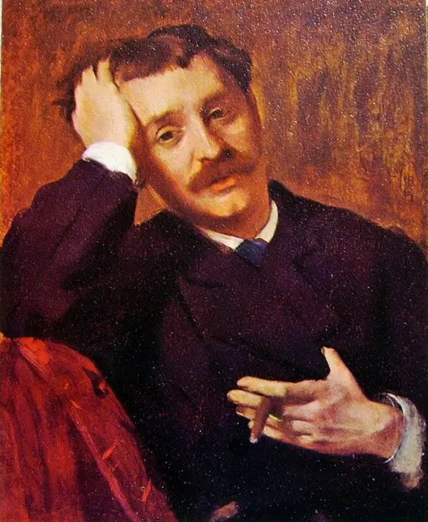Portrait of Lorenzo Pagans - Edgar Degas