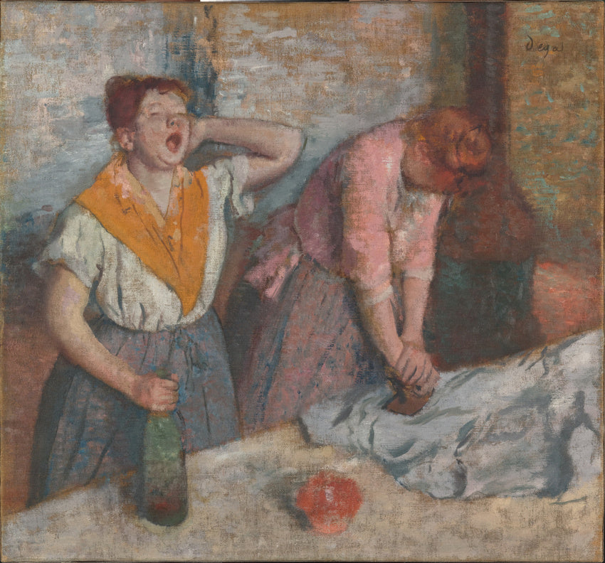 Reproduction du tableau « Repasseuses - Edgar Degas » par Alpha Reproduction en peinture à l’huile