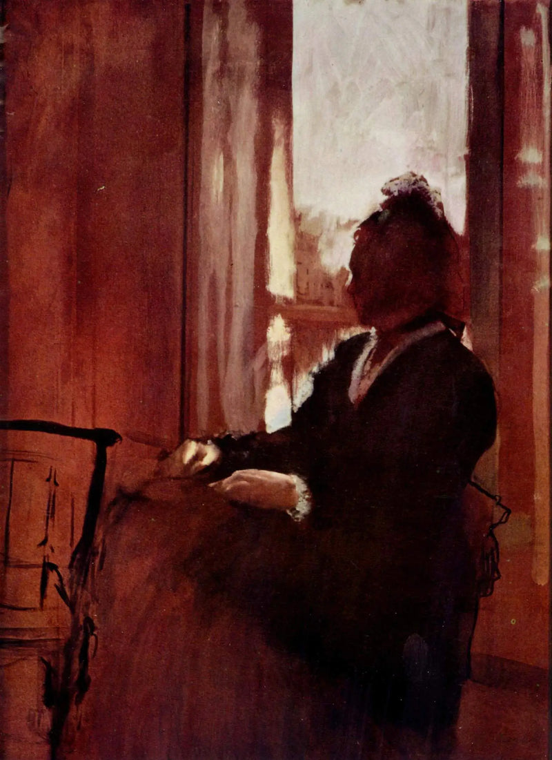 Woman at the Window - Edgar Degas