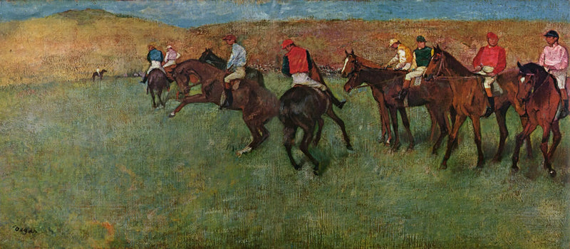 At the Races: Before the Start - Edgar Degas