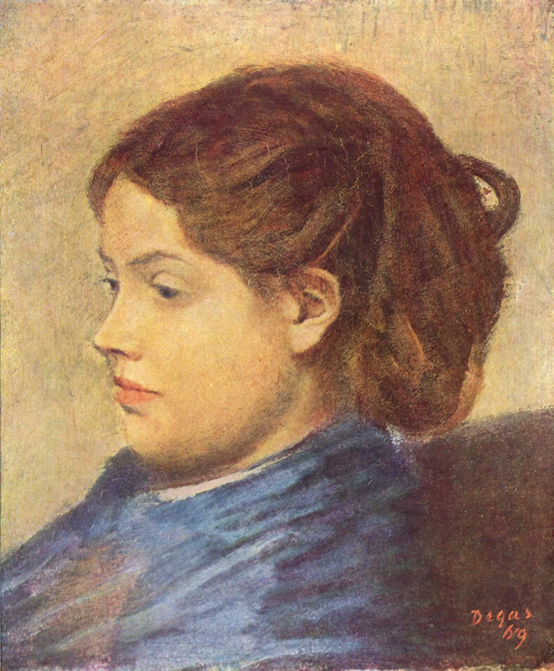 Portrait of Emma Dobigny - Edgar Degas