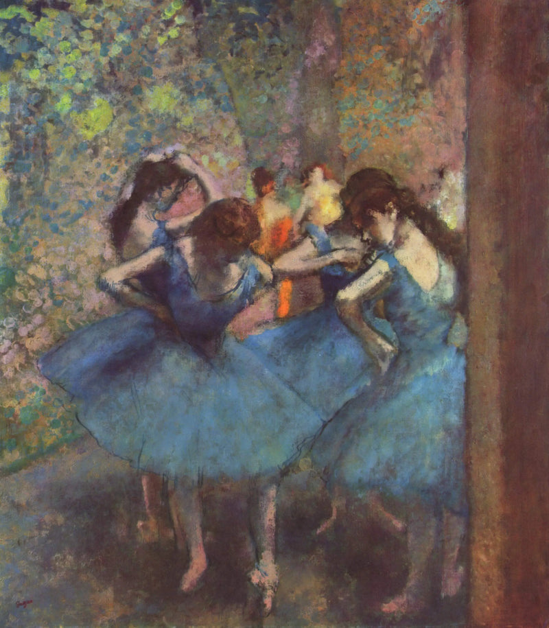 Blue Dancers - Edgar Degas