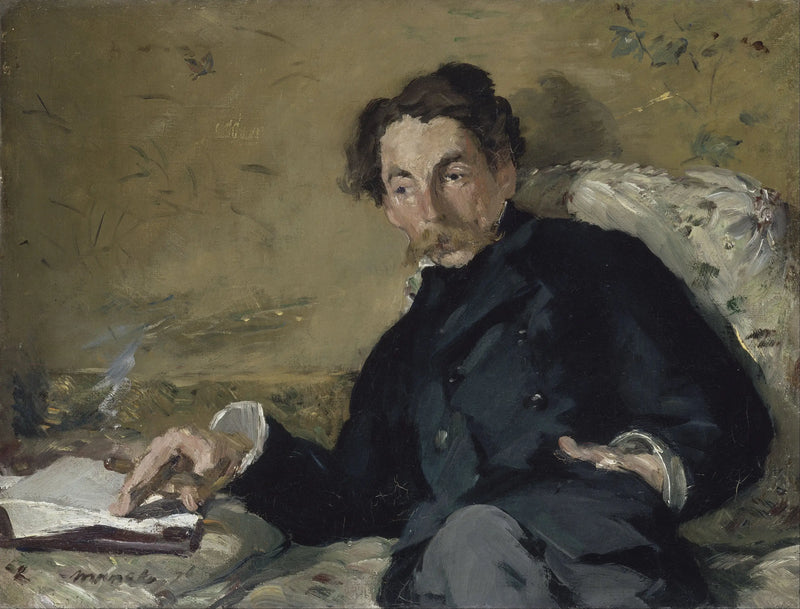 portrait of Stéphane Mallarmé - Édouard Manet