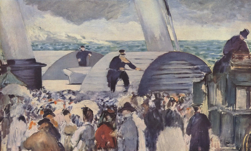 The Departure of the Steamer from Folkstone - Édouard Manet