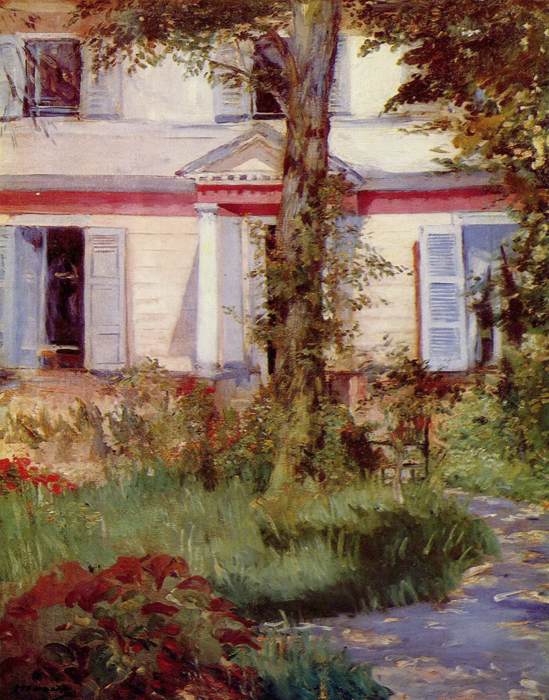 House in Rueil - Édouard Manet