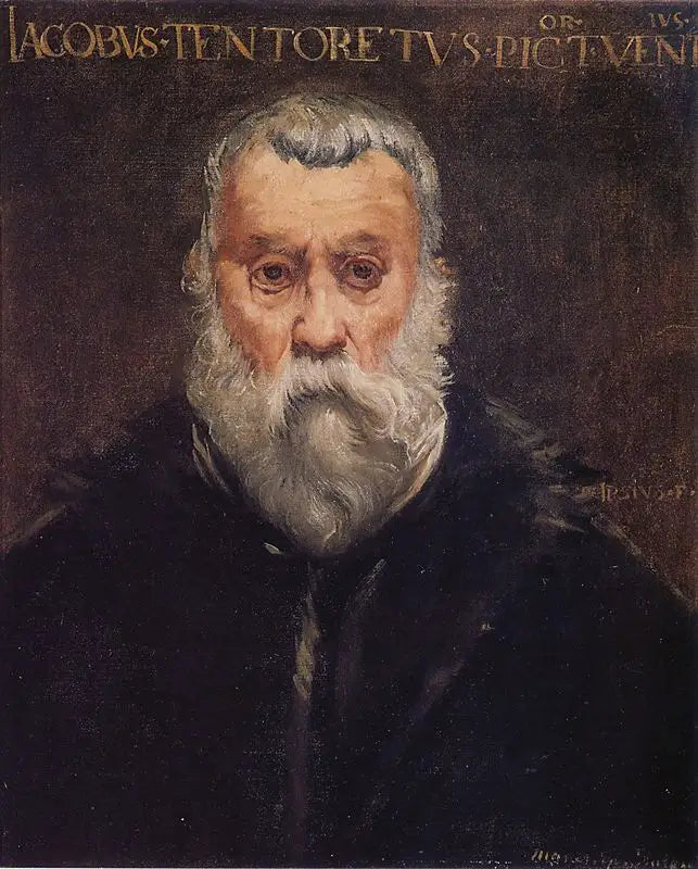 Copy of the portrait of Tintoret by himself - Édouard Manet