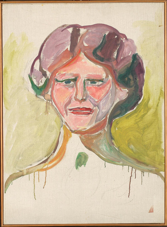 Reproduction du tableau « Alma Mater : étude de portrait - Edvard Munch » par Alpha Reproduction en peinture à l’huile