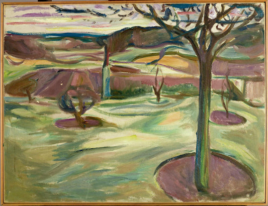 Reproduction du tableau « Début du printemps - Edvard Munch » par Alpha Reproduction en peinture à l’huile