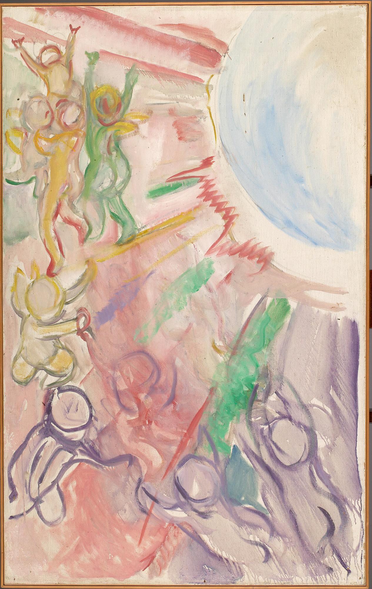 Reproduction du tableau « Génies dans les rayons du soleil - Edvard Munch » par Alpha Reproduction en peinture à l’huile