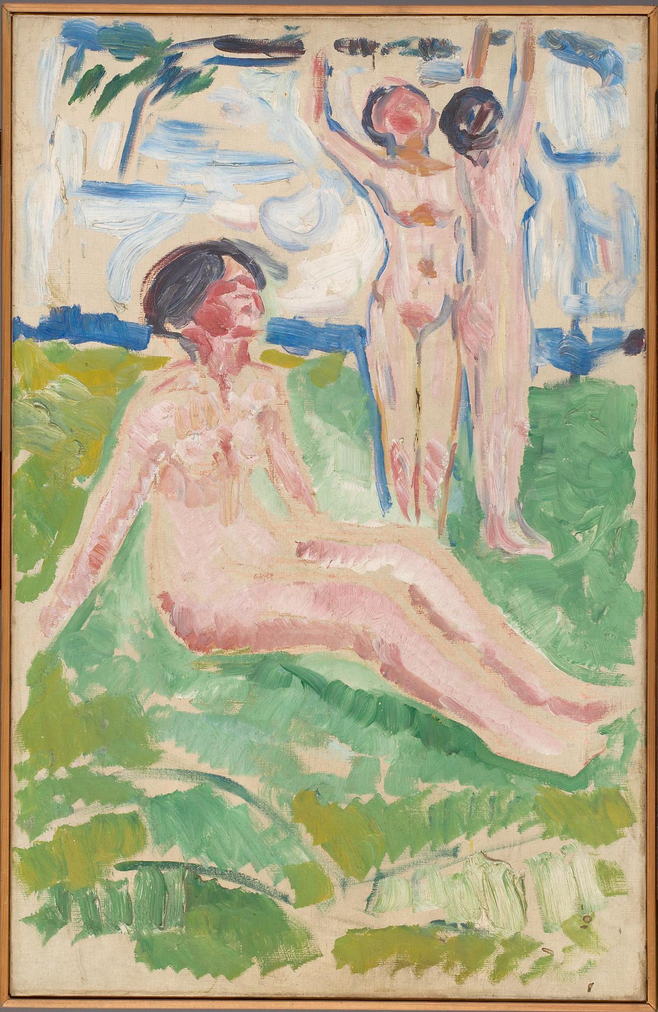 Reproduction du tableau « Femmes à la moisson - Edvard Munch » par Alpha Reproduction en peinture à l’huile