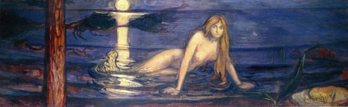 Reproduction du tableau « La Sirène - Edvard Munch » par Alpha Reproduction en peinture à l’huile