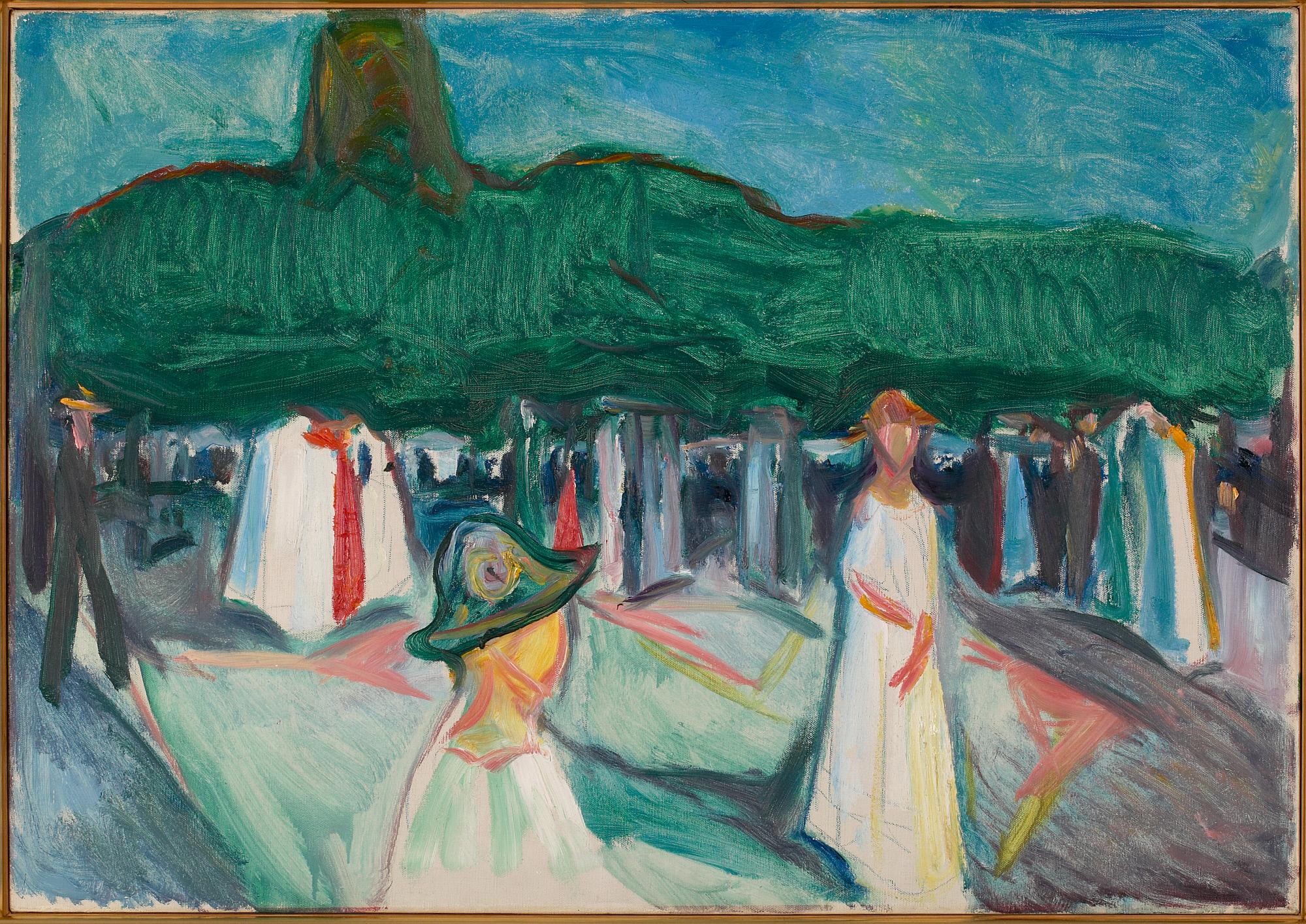 Reproduction du tableau « La Promenade - Edvard Munch » par Alpha Reproduction en peinture à l’huile