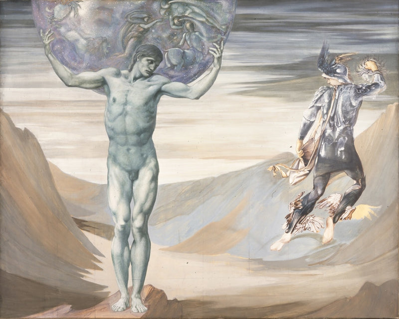 Transformed Atlas - Edward Burne-Jones