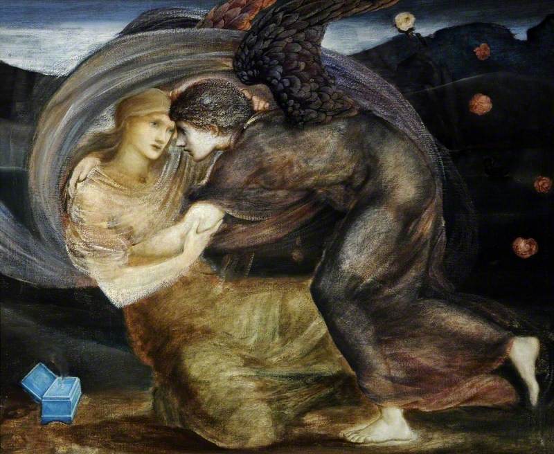 Cupid Delivering Psyche - Edward Burne-Jones