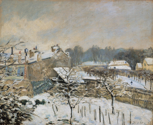 Effet de neige à Marly-le-Roi - Alfred Sisley