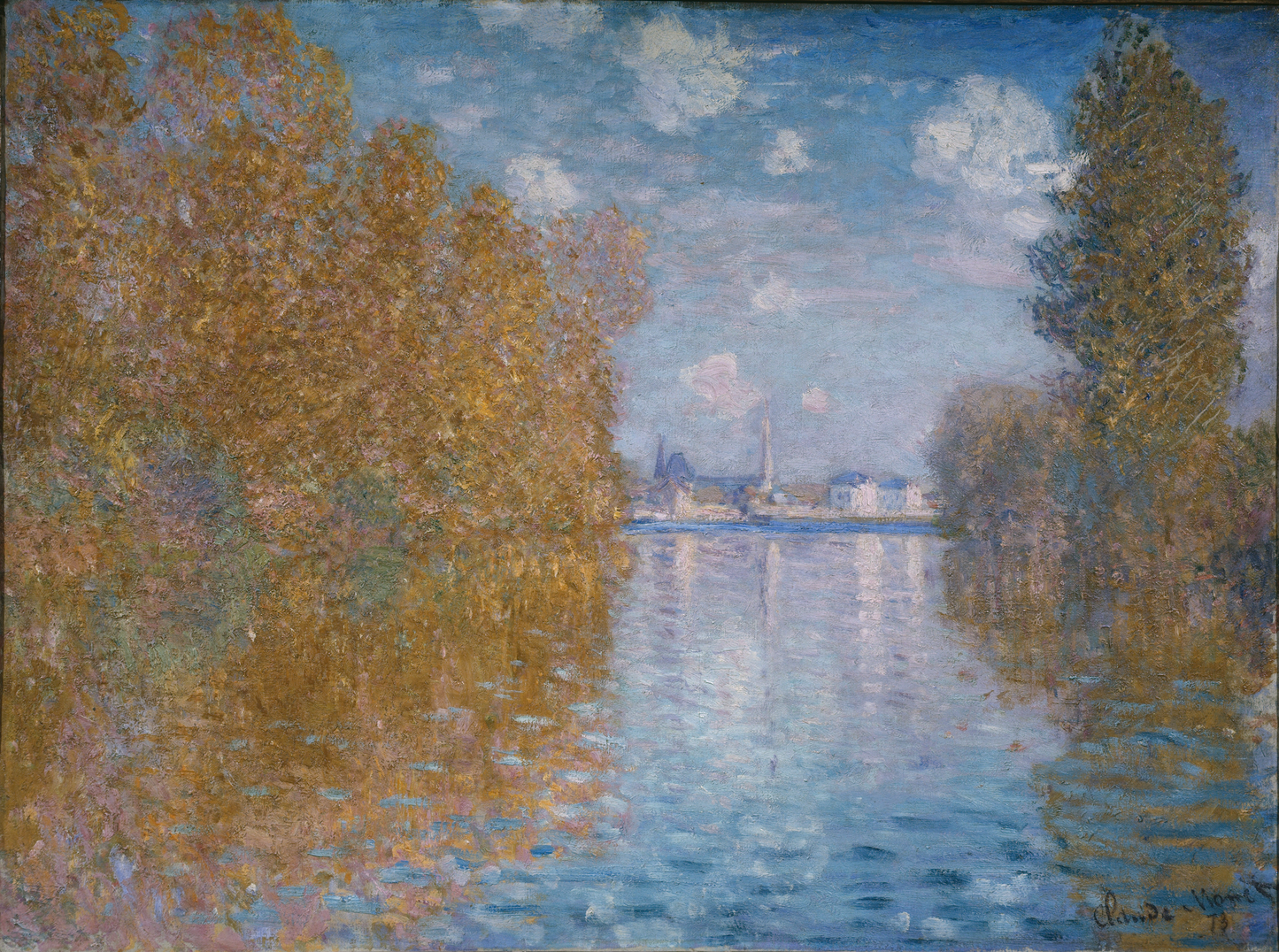 Autumn Effect on the Seine – Claude Monet, circa 1880