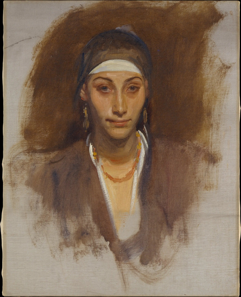Egyptian Woman with Earrings - John Singer Sargent