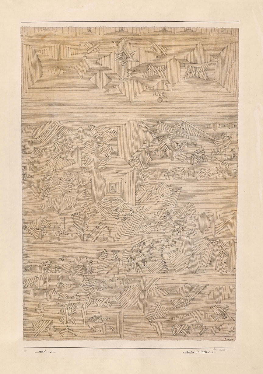 Un jardin pour Orphée - Paul Klee