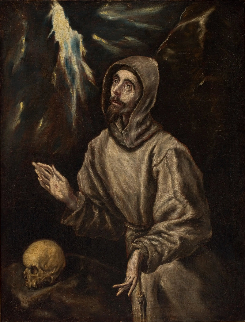 Ecstasy of Saint Francis Receiving the Stigmata - El Greco