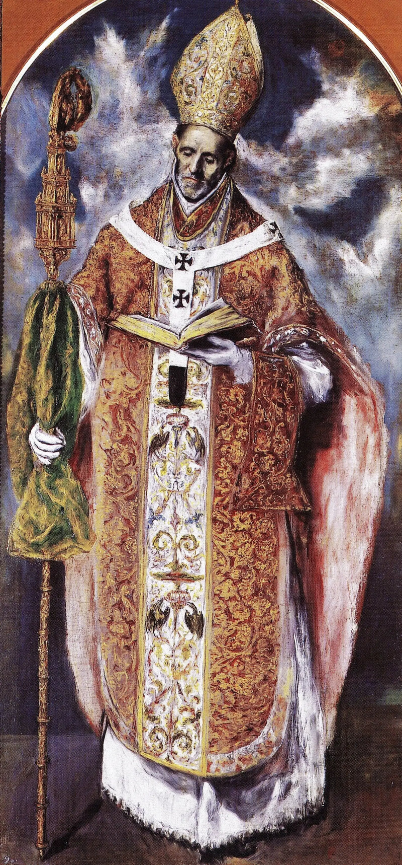 Saint Ildefonse de Tolède - El Greco