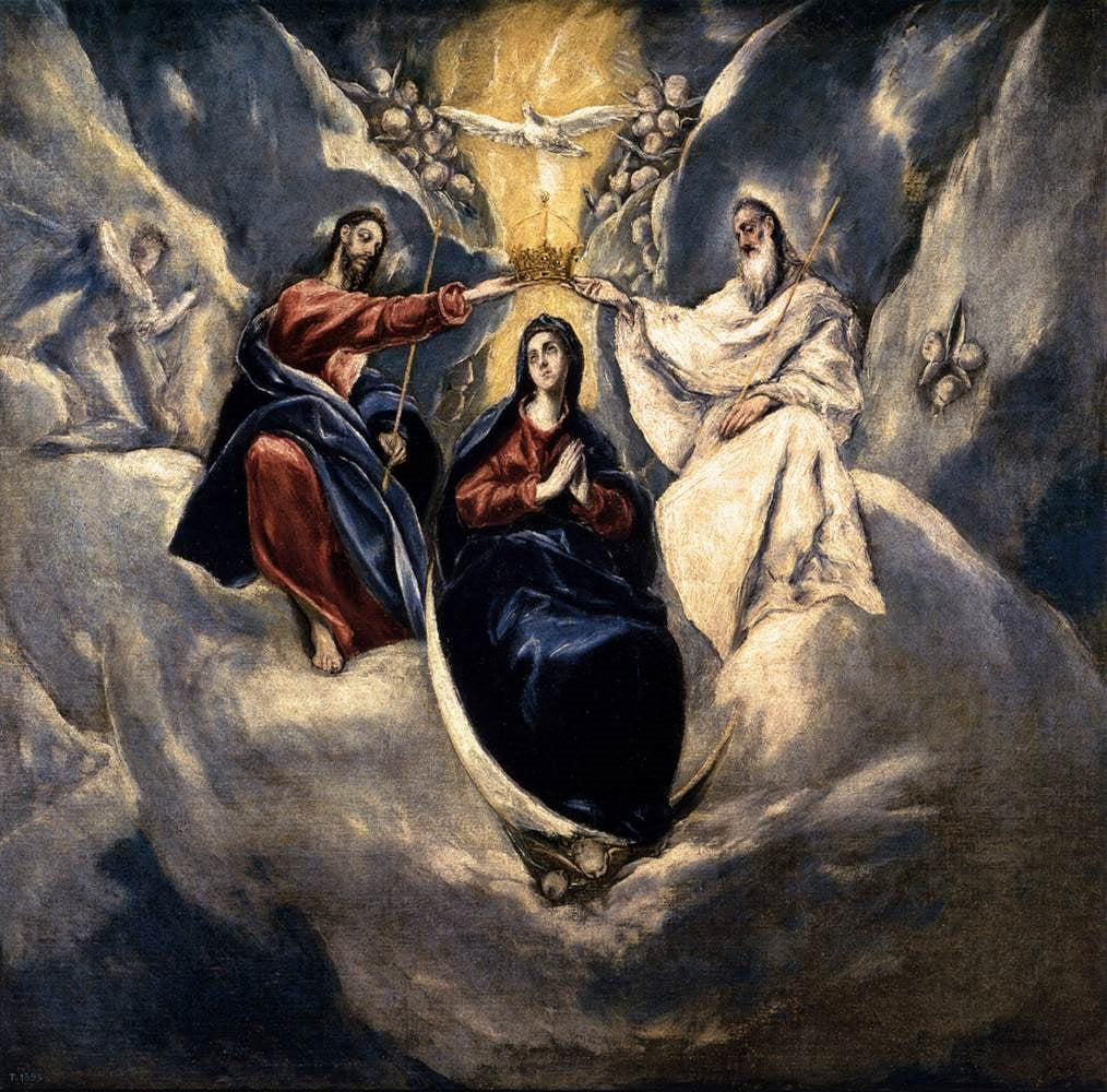Le Couronnement de la Vierge - El Greco