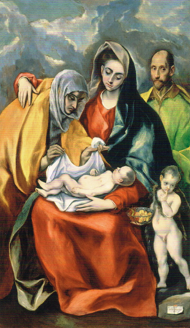 The Holy Family. - El Greco