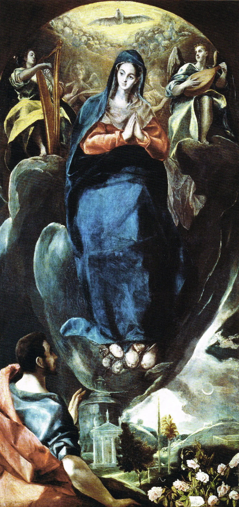 The Immaculate Conception as seen by Saint John the Evangelist - El Greco