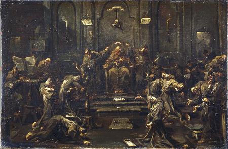 Moines en pénitence - Alessandro Magnasco