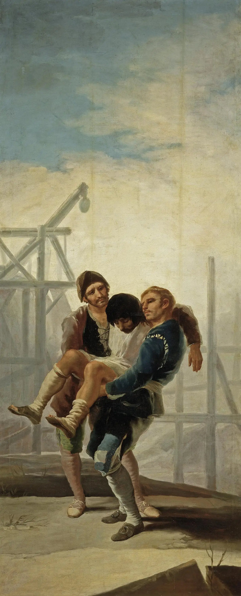 The Wounded Mason - Francisco de Goya
