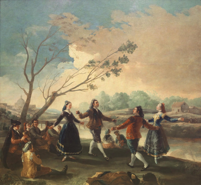 Dance on the Banks of the Manzanares - Francisco de Goya
