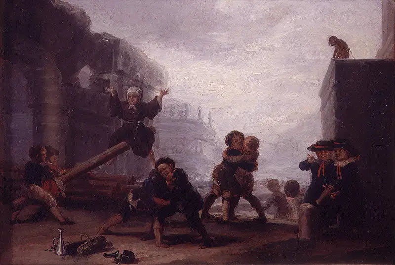 The Seesaw - Francisco de Goya