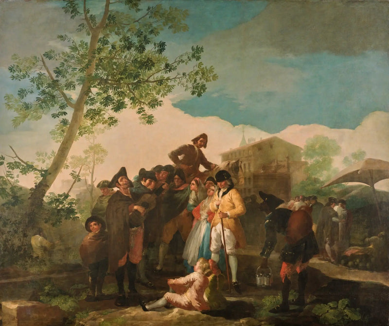 Blind Man with Guitar - Francisco de Goya