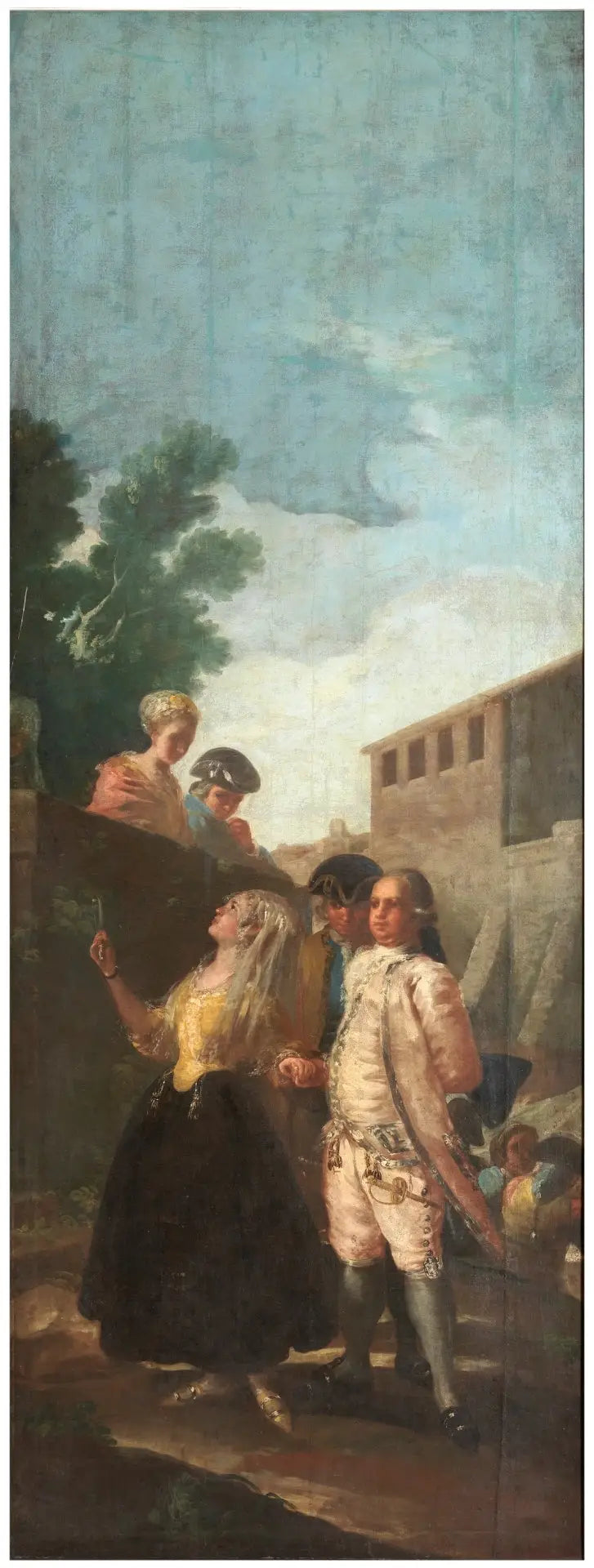 The soldier and the lady - Francisco de Goya