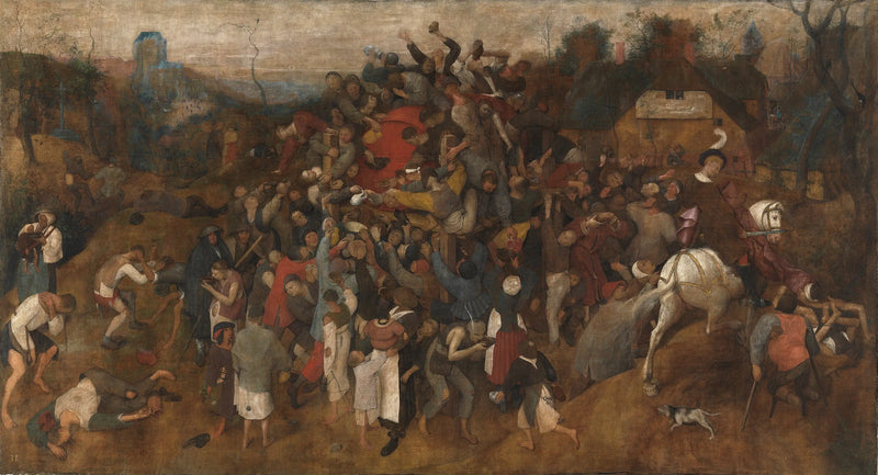 The Saint-Martin Wine - Pieter Brueghel the Elder