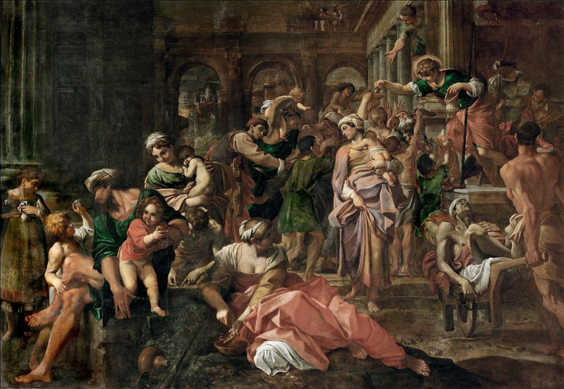 Saint Roch distribuant alms - Annibale Carracci