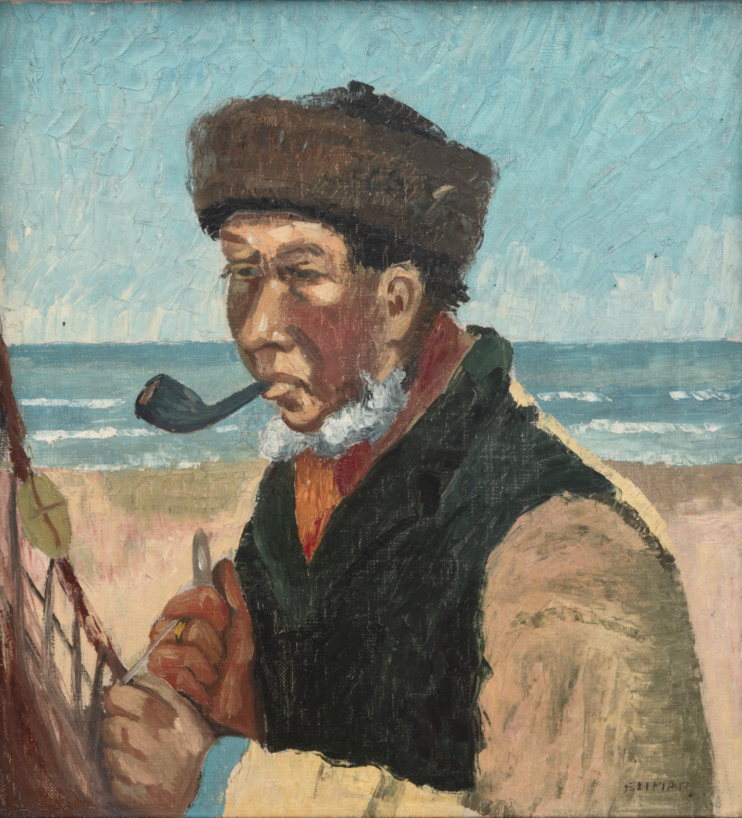🧓 Elimar – Attributed to Vincent van Gogh (circa 1882)
