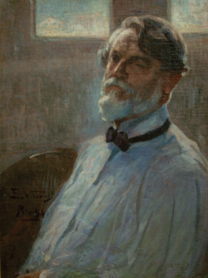 Autorretrato em azul 1934 - Eliseu Visconti