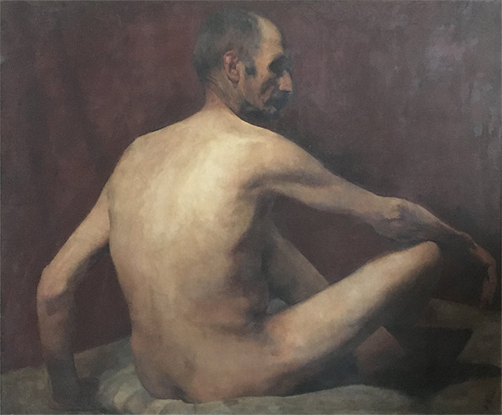 Nu masculino sentado - Eliseu Visconti