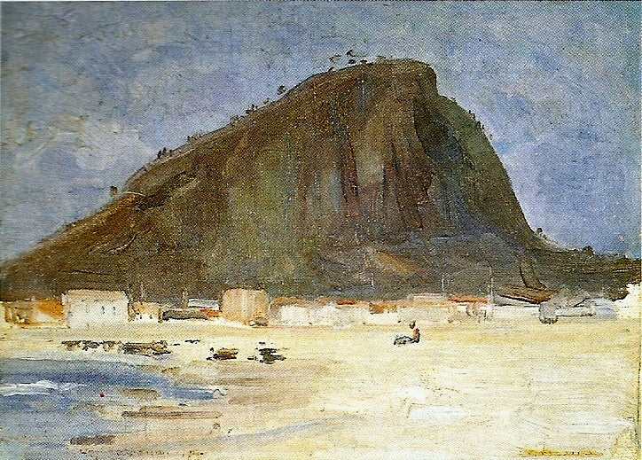 Plage de Copacabana et Morro do Cantagalo - Eliseu Visconti