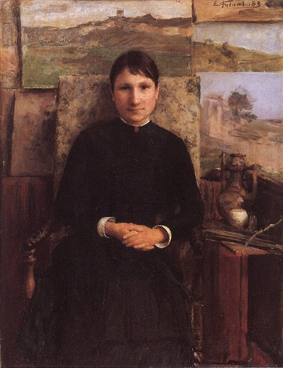 Portrait de Madame Petitjean - Émile Friant