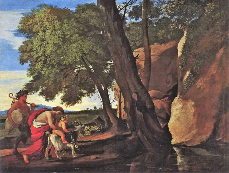 Bacchus's Childhood - Nicolas Poussin