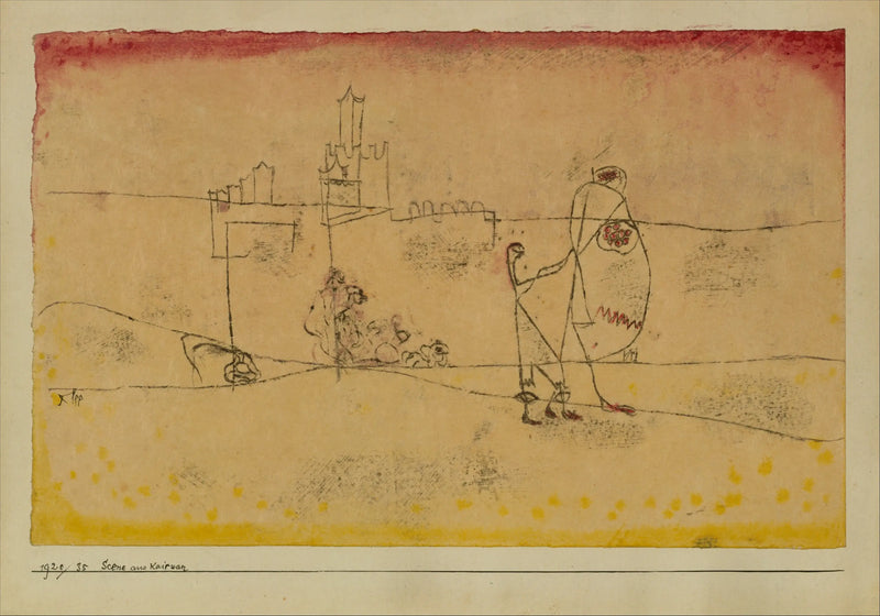 Episode in Kairouan - Paul Klee