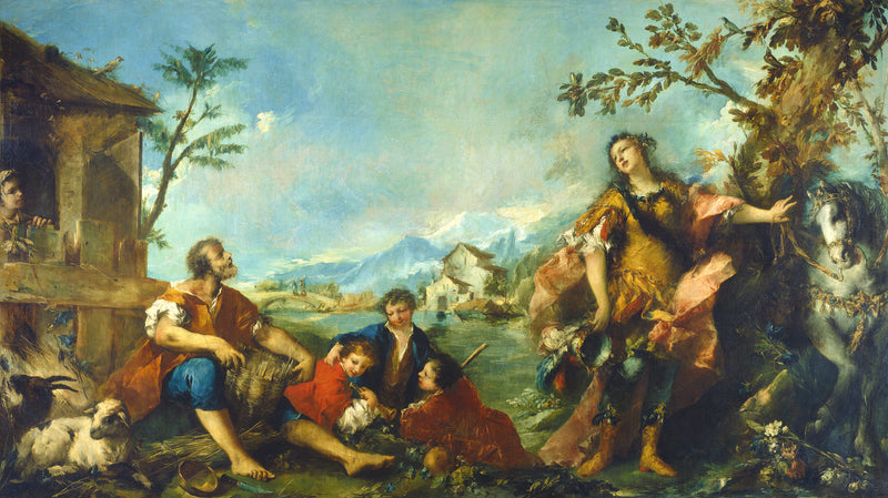 Erminia and the Shepherds - Francesco Guardi