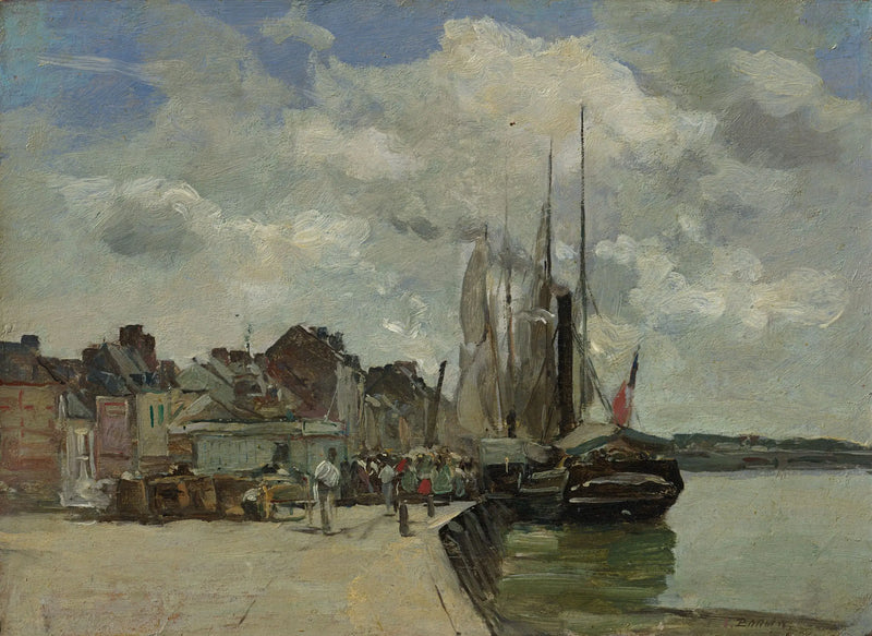 Honfleur: The Port - Eugène Boudin