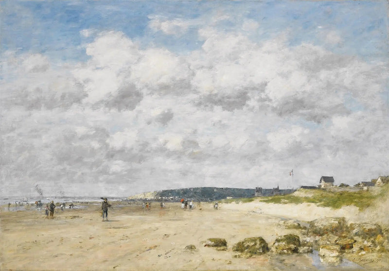 Bénerville, the beach - Eugène Boudin