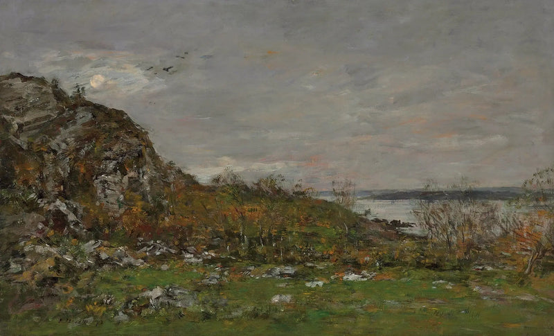Mouth of the Elorn near Brest - Eugène Boudin