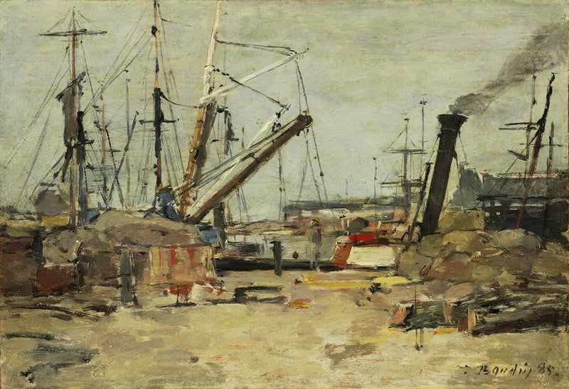 The Trawlers - Eugène Boudin